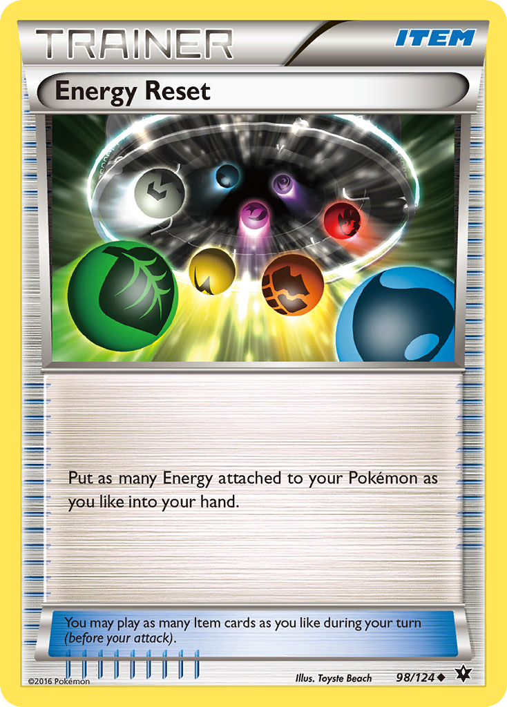 Energy Reset (98/124) [XY: Fates Collide] | Shuffle n Cut Hobbies & Games