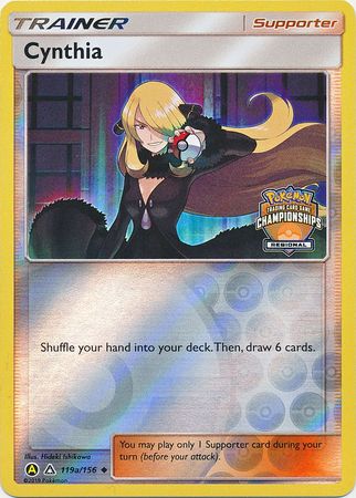 Cynthia (119a/156) (Regional Championship Promo) [Sun & Moon: Ultra Prism] | Shuffle n Cut Hobbies & Games