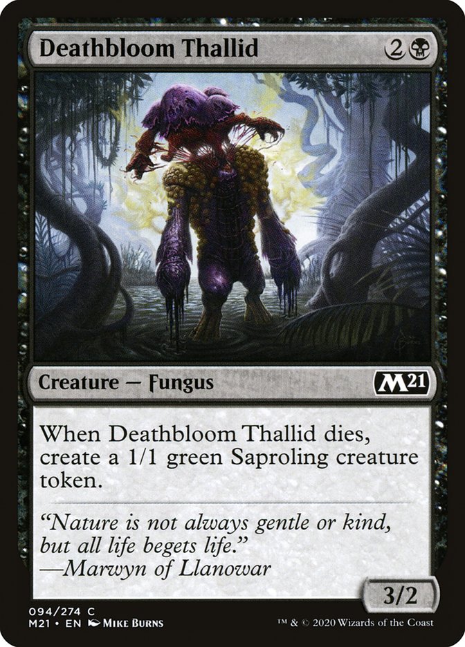 Deathbloom Thallid [Core Set 2021] | Shuffle n Cut Hobbies & Games