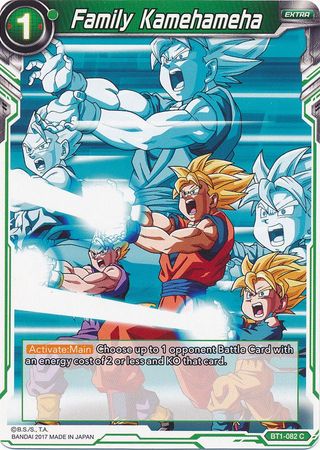 Family Kamehameha [BT1-082] | Shuffle n Cut Hobbies & Games