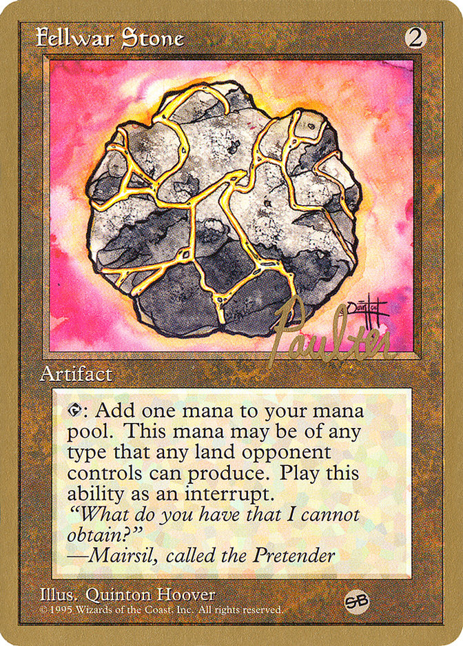 Fellwar Stone (Preston Poulter) (SB) [Pro Tour Collector Set] | Shuffle n Cut Hobbies & Games