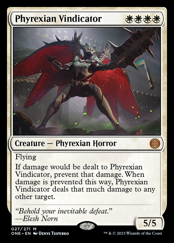 Phyrexian Vindicator [Phyrexia: All Will Be One] | Shuffle n Cut Hobbies & Games