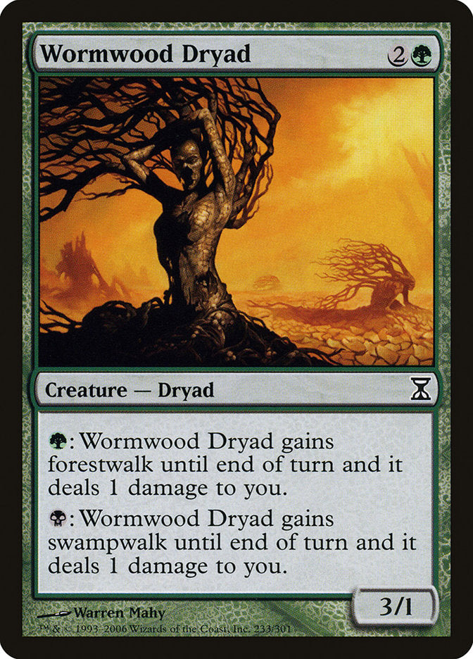 Wormwood Dryad [Time Spiral] | Shuffle n Cut Hobbies & Games