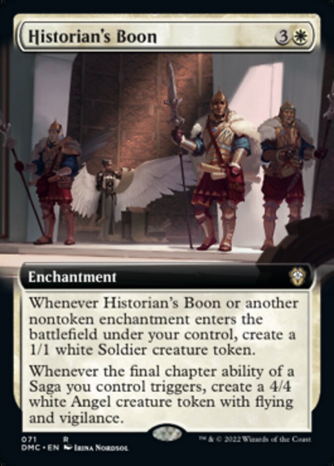 Historian's Boon (Extended Art) [Dominaria United Commander] | Shuffle n Cut Hobbies & Games