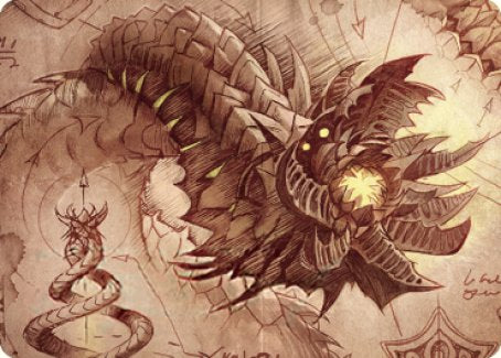 Wurmcoil Engine Art Card [The Brothers' War Art Series] | Shuffle n Cut Hobbies & Games