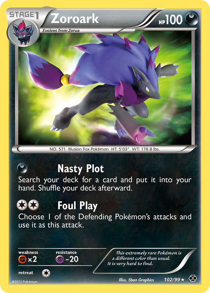 Zoroark (102/99) [Black & White: Next Destinies] | Shuffle n Cut Hobbies & Games