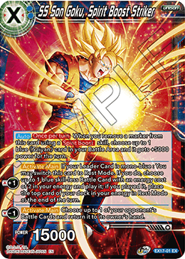 SS Son Goku, Spirit Boost Striker [EX17-01] | Shuffle n Cut Hobbies & Games