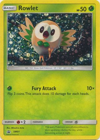 Rowlet (SM01) (General Mills Promo) [Sun & Moon: Black Star Promos] | Shuffle n Cut Hobbies & Games