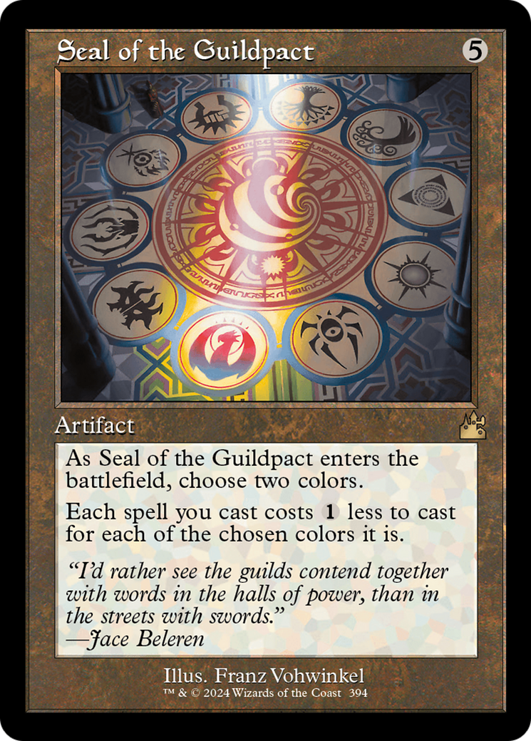 Seal of the Guildpact (Retro Frame) [Ravnica Remastered] | Shuffle n Cut Hobbies & Games