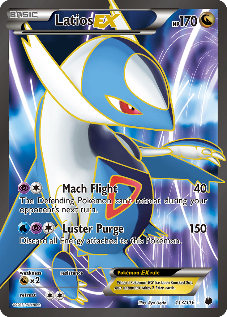 Latios EX (113/116) [Black & White: Plasma Freeze] | Shuffle n Cut Hobbies & Games