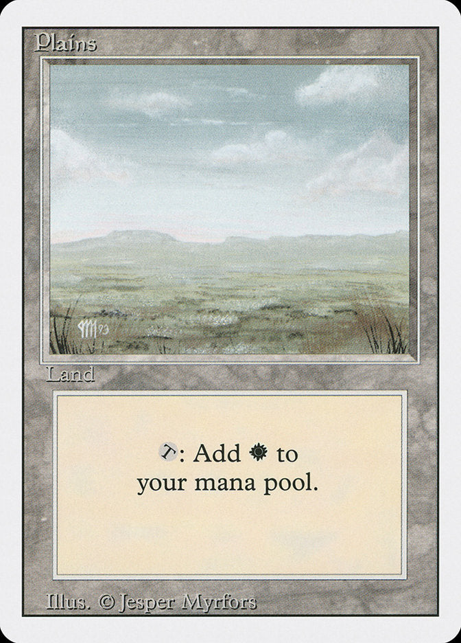 Plains (Signature on Left) [Revised Edition] | Shuffle n Cut Hobbies & Games