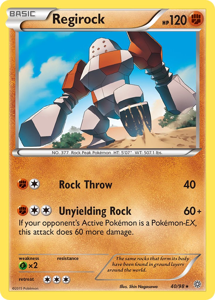 Regirock (40/98) (Theme Deck Exclusive) [XY: Ancient Origins] | Shuffle n Cut Hobbies & Games