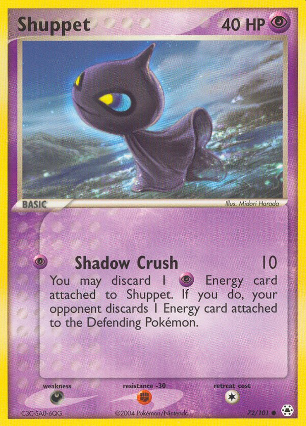 Shuppet (72/101) [EX: Hidden Legends] | Shuffle n Cut Hobbies & Games