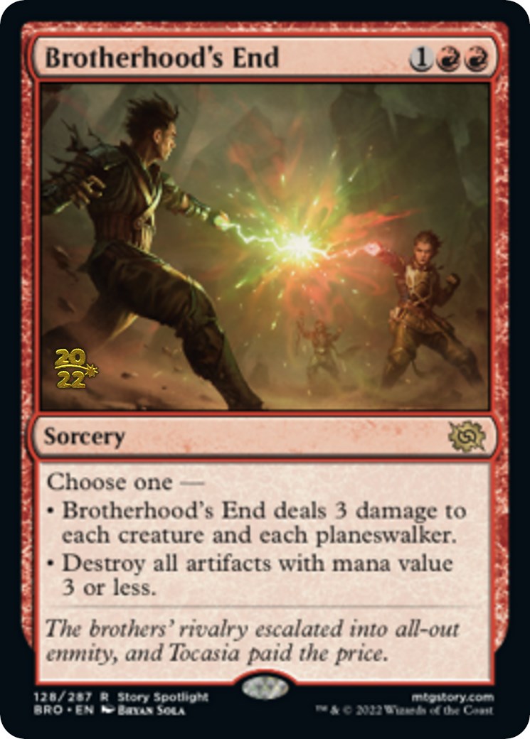 Brotherhood's End [The Brothers' War Prerelease Promos] | Shuffle n Cut Hobbies & Games