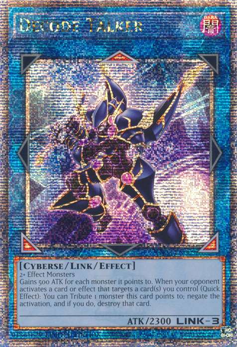 Decode Talker [TN23-EN009] Quarter Century Secret Rare | Shuffle n Cut Hobbies & Games