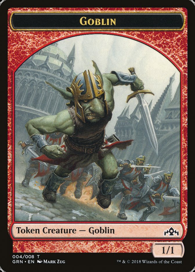 Soldier // Goblin Double-Sided Token [Guilds of Ravnica Guild Kit Tokens] | Shuffle n Cut Hobbies & Games