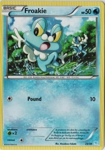 Froakie (23/30) [XY: Trainer Kit 3 - Suicune] | Shuffle n Cut Hobbies & Games