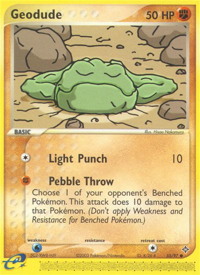 Geodude (55/97) [EX: Dragon] | Shuffle n Cut Hobbies & Games