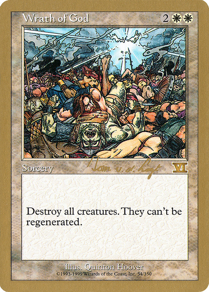 Wrath of God (Tom van de Logt) [World Championship Decks 2000] | Shuffle n Cut Hobbies & Games