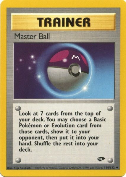 Master Ball (116/132) [Gym Challenge Unlimited] | Shuffle n Cut Hobbies & Games