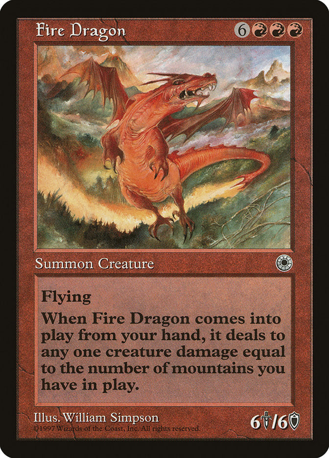 Fire Dragon [Portal] | Shuffle n Cut Hobbies & Games