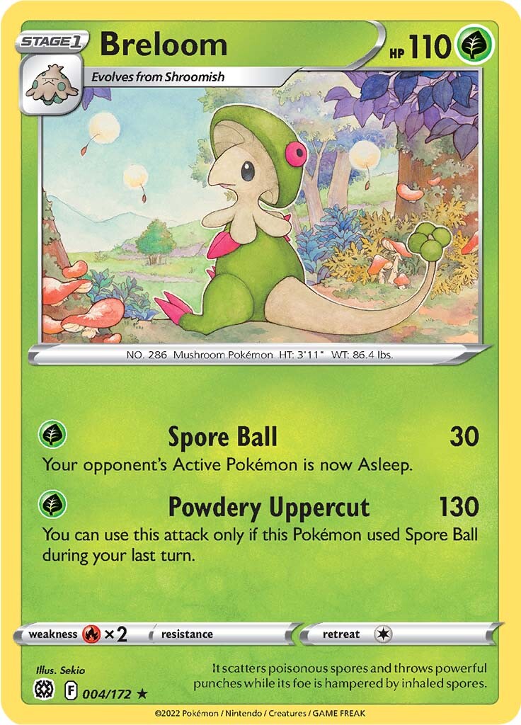 Breloom (004/172) [Sword & Shield: Brilliant Stars] | Shuffle n Cut Hobbies & Games