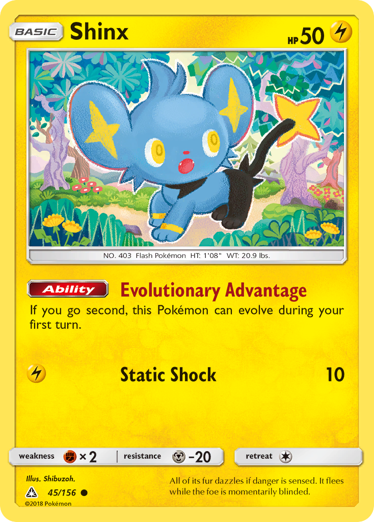 Shinx (45/156) [Sun & Moon: Ultra Prism] | Shuffle n Cut Hobbies & Games