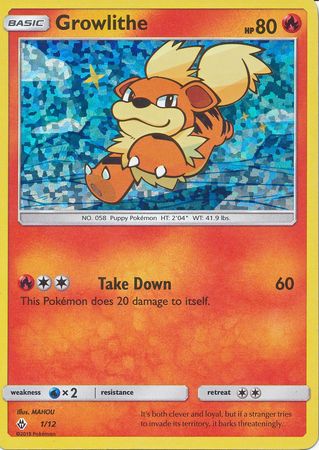 Growlithe (1/12) [McDonald's Promos: 2018 Collection] | Shuffle n Cut Hobbies & Games