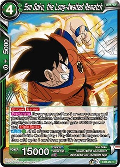 Son Goku, the Long-Awaited Rematch (EB1-026) [Battle Evolution Booster] | Shuffle n Cut Hobbies & Games