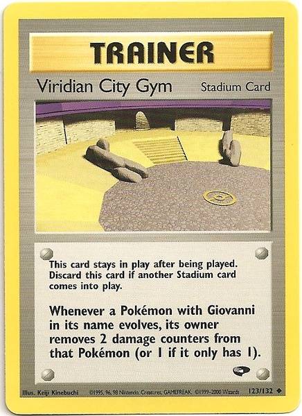 Viridian City Gym (123/132) [Gym Challenge Unlimited] | Shuffle n Cut Hobbies & Games