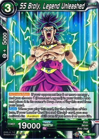 SS Broly, Legend Unleashed [BT7-069] | Shuffle n Cut Hobbies & Games