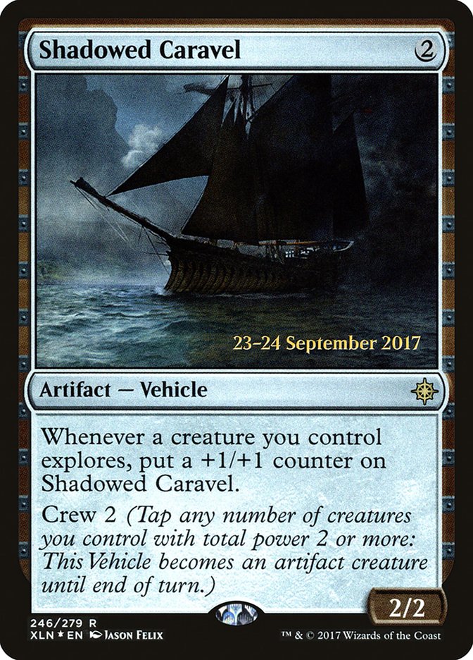 Shadowed Caravel [Ixalan Prerelease Promos] | Shuffle n Cut Hobbies & Games