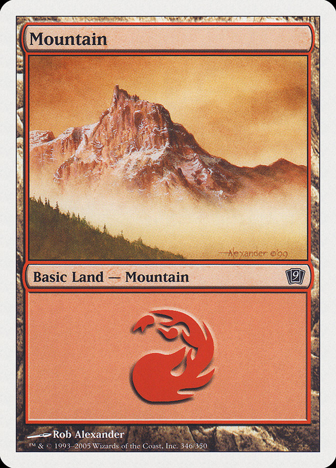 Mountain (346) [Ninth Edition] | Shuffle n Cut Hobbies & Games