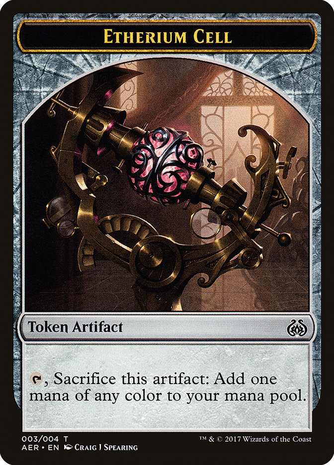 Etherium Cell Token [Aether Revolt Tokens] | Shuffle n Cut Hobbies & Games