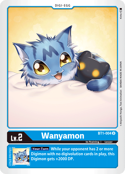 Wanyamon [BT1-004] [Release Special Booster Ver.1.0] | Shuffle n Cut Hobbies & Games