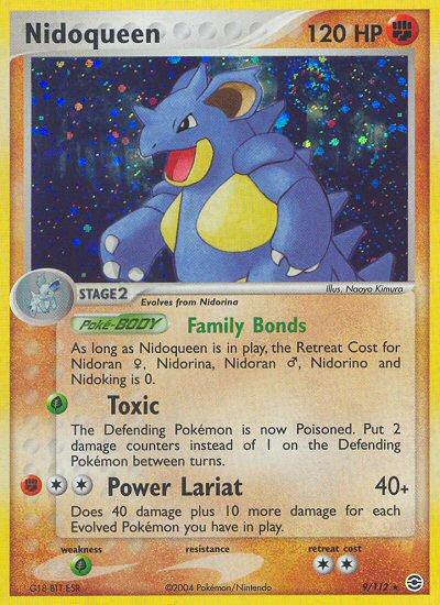 Nidoqueen (9/112) [EX: FireRed & LeafGreen] | Shuffle n Cut Hobbies & Games