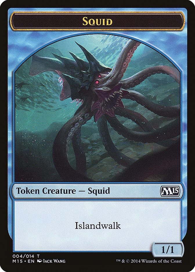 Squid Token [Magic 2015 Tokens] | Shuffle n Cut Hobbies & Games