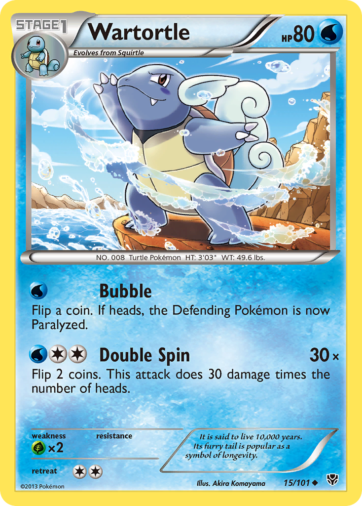 Wartortle (15/101) [Black & White: Plasma Blast] | Shuffle n Cut Hobbies & Games