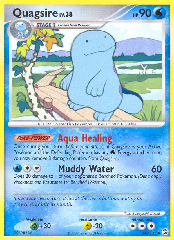 Quagsire (60/132) [Diamond & Pearl: Secret Wonders] | Shuffle n Cut Hobbies & Games