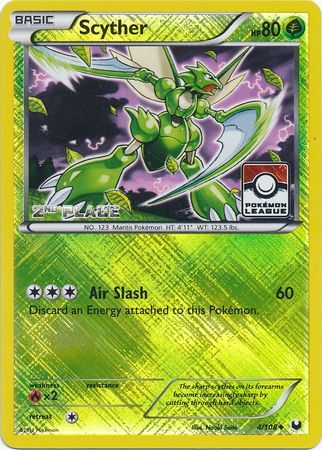 Scyther (4/108) (League Promo 2nd Place) [Black & White: Dark Explorers] | Shuffle n Cut Hobbies & Games