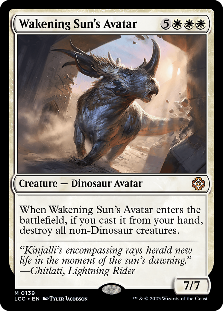 Wakening Sun's Avatar [The Lost Caverns of Ixalan Commander] | Shuffle n Cut Hobbies & Games