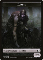 Rat // Zombie Double-Sided Token [Dungeons & Dragons: Adventures in the Forgotten Realms Commander Tokens] | Shuffle n Cut Hobbies & Games