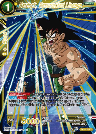 Bardock, Resurrected Lineage [EX19-15] | Shuffle n Cut Hobbies & Games