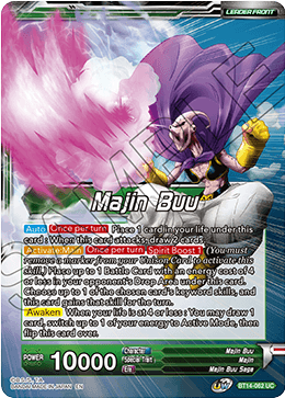 Majin Buu // Majin Buu, Unadulterated Might (BT14-062) [Cross Spirits] | Shuffle n Cut Hobbies & Games