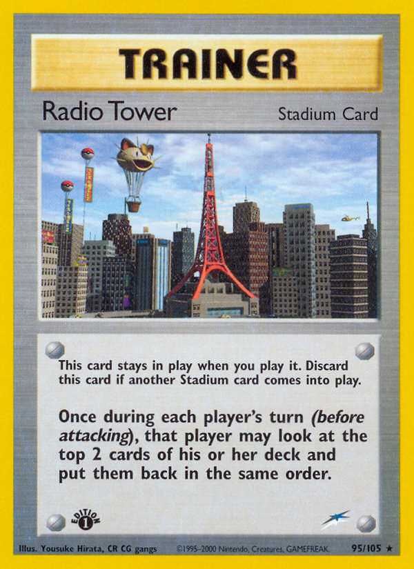 Radio Tower (95/105) [Neo Destiny 1st Edition] | Shuffle n Cut Hobbies & Games