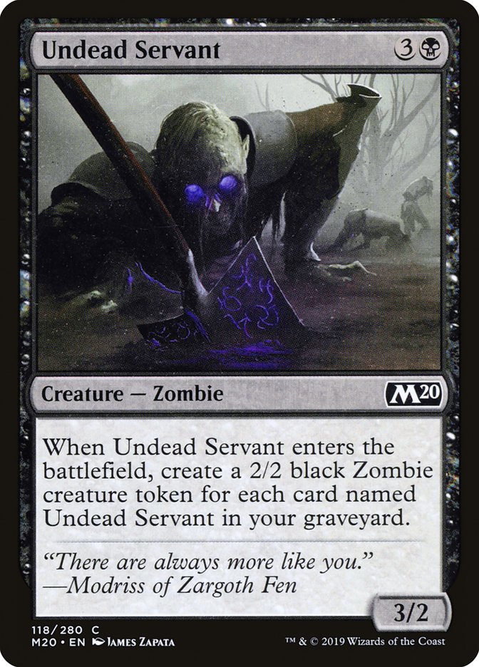 Undead Servant [Core Set 2020] | Shuffle n Cut Hobbies & Games