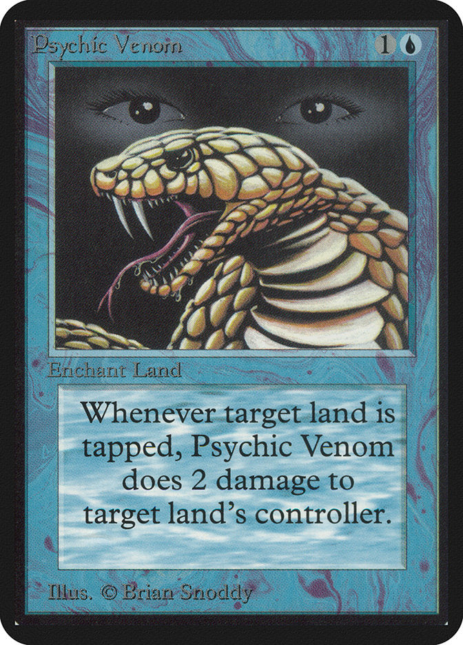 Psychic Venom [Alpha Edition] | Shuffle n Cut Hobbies & Games