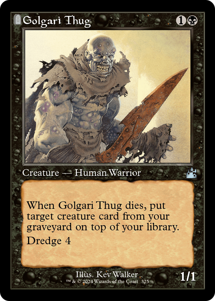 Golgari Thug (Retro Frame) [Ravnica Remastered] | Shuffle n Cut Hobbies & Games