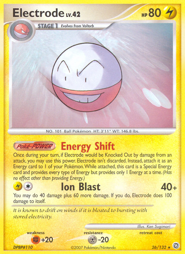 Electrode (26/132) [Diamond & Pearl: Secret Wonders] | Shuffle n Cut Hobbies & Games