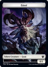 Goat // Satyr Double-Sided Token [Theros Beyond Death Tokens] | Shuffle n Cut Hobbies & Games